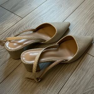 Cute slingback heels